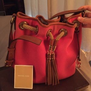 Michael Kors Handbag - pink and brown